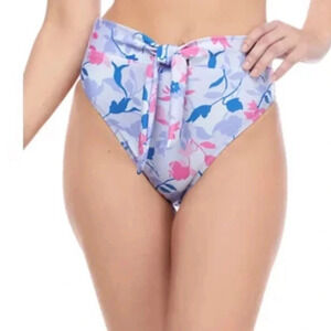 SPLENDID HIGH WAISTED FLORAL BIKINI BOTTOMS